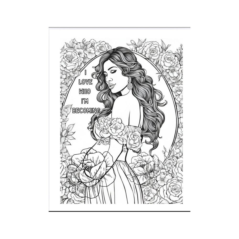 Positive Pregnancy Coloring Book - Picture 2 of 7